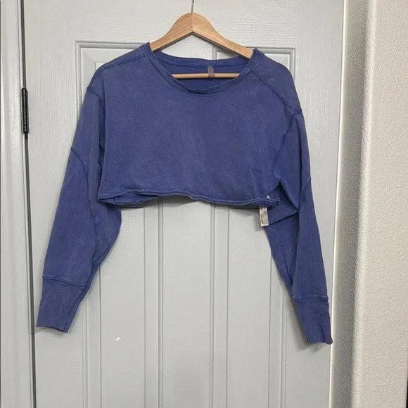 Free People long sleeve crop top - Picture 1 of 2